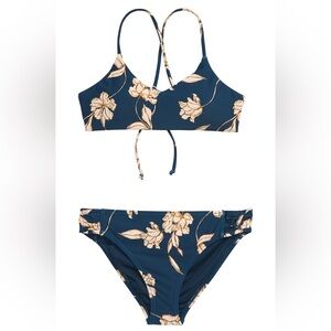 O’Neill Floral Two Piece girls size 7